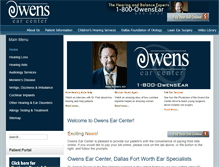 Tablet Screenshot of owensearcenter.com